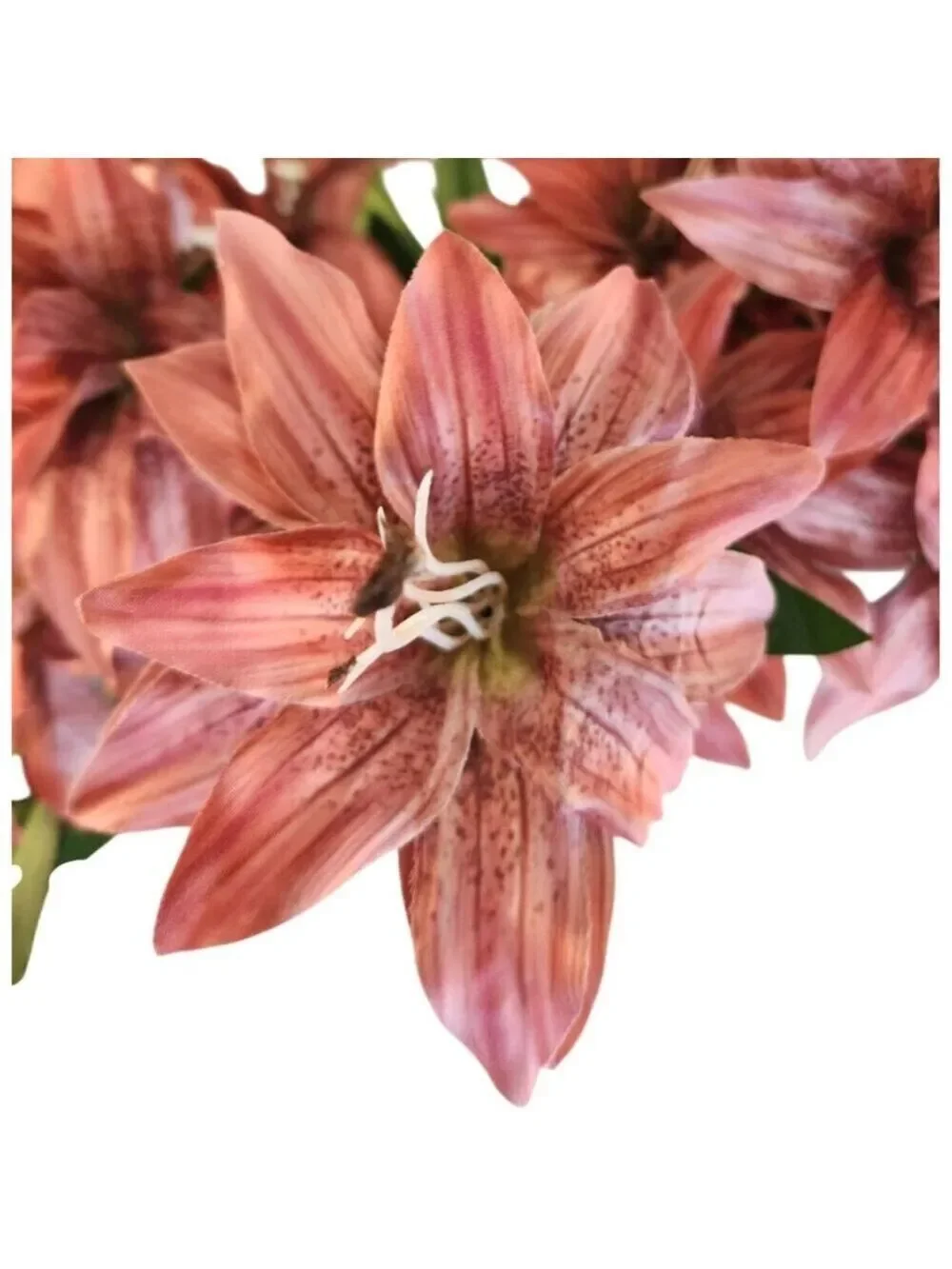 Luxury Artificial Tiger Lily Stem 34 Inch | Designer Artificial Silk Floral | Bl